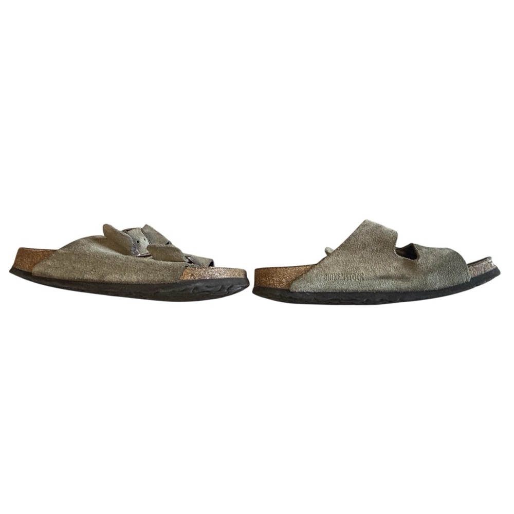 Birkenstock Arizona Tan Suede 2 Strap Sandals Size 7 EU 38 - Picture 6 of 12